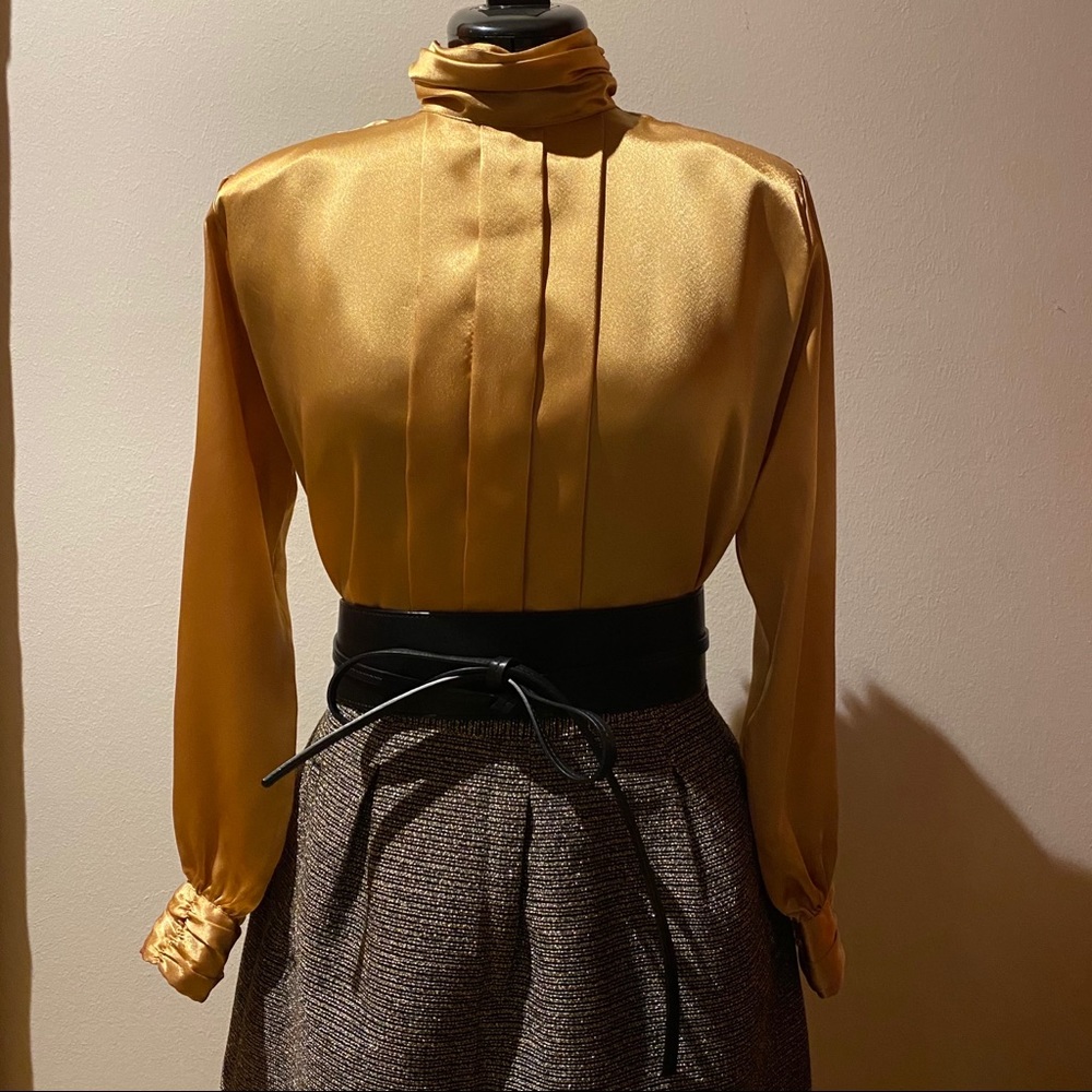 Shiny Gold Fancy Disco Blouse